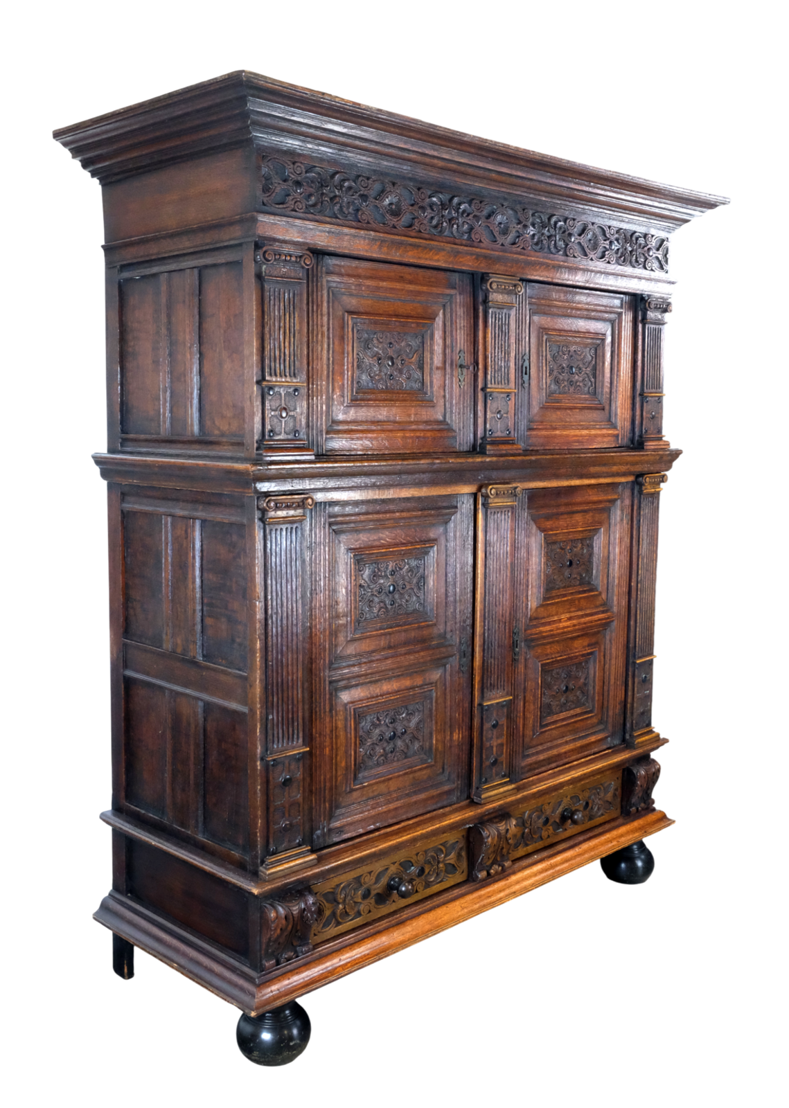 17th Century Dutch Pilasterkast 