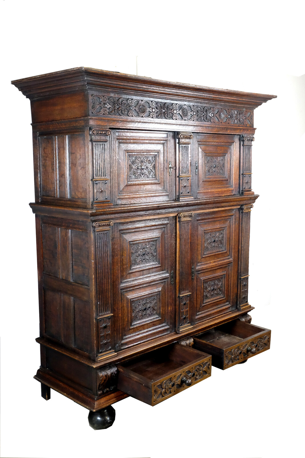 17th Century Dutch Pilasterkast 