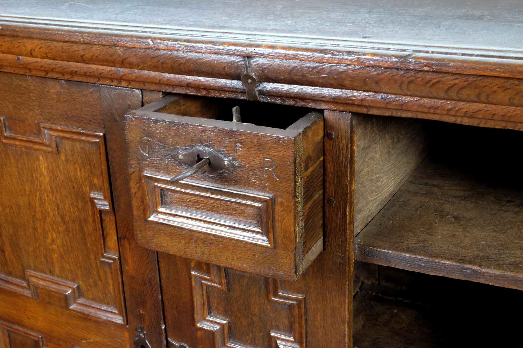 18th century cupboard from a German farm