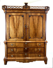 Beautiful Golden-Blond Mahogany Cabinet