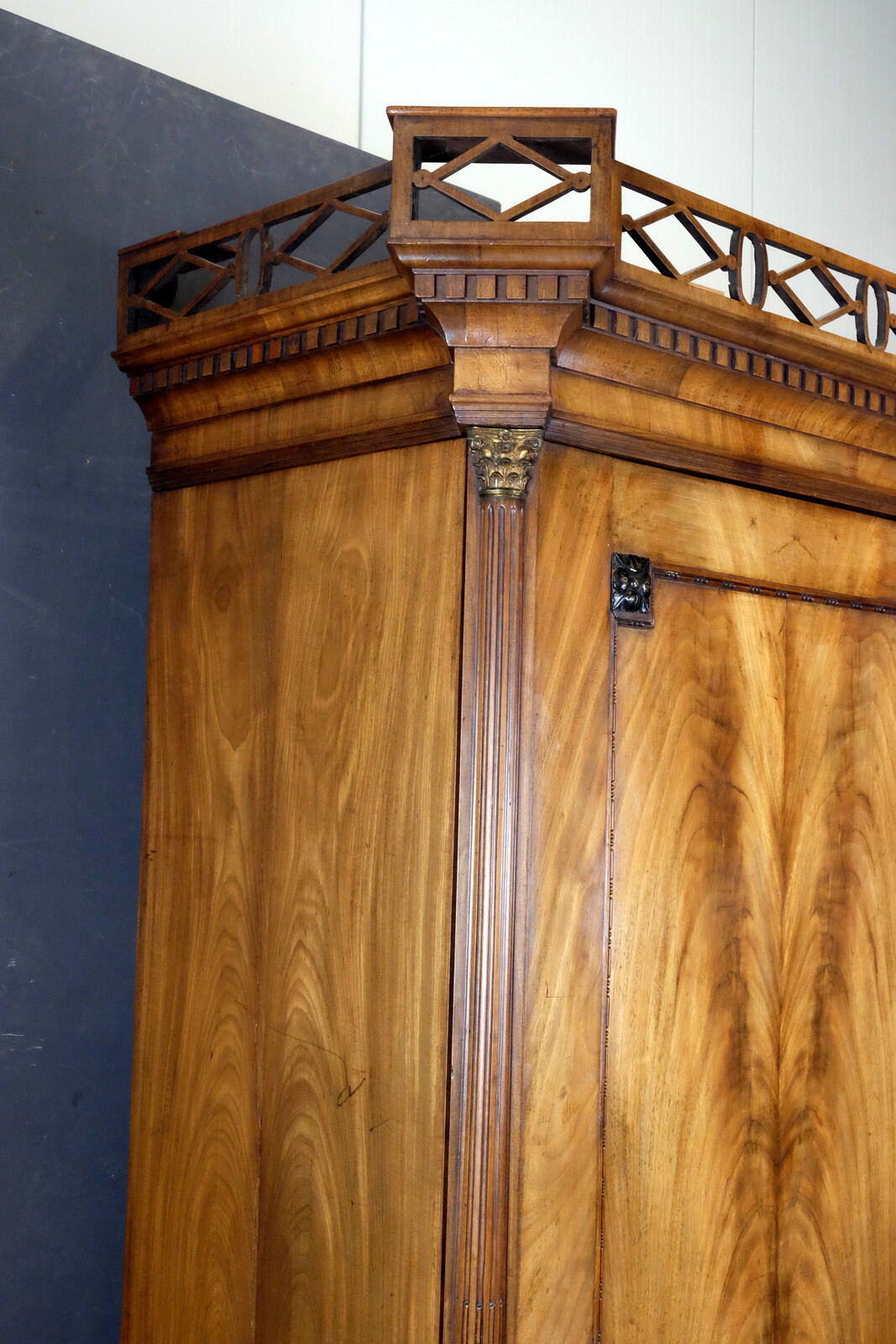 Beautiful Golden-Blond Mahogany Cabinet