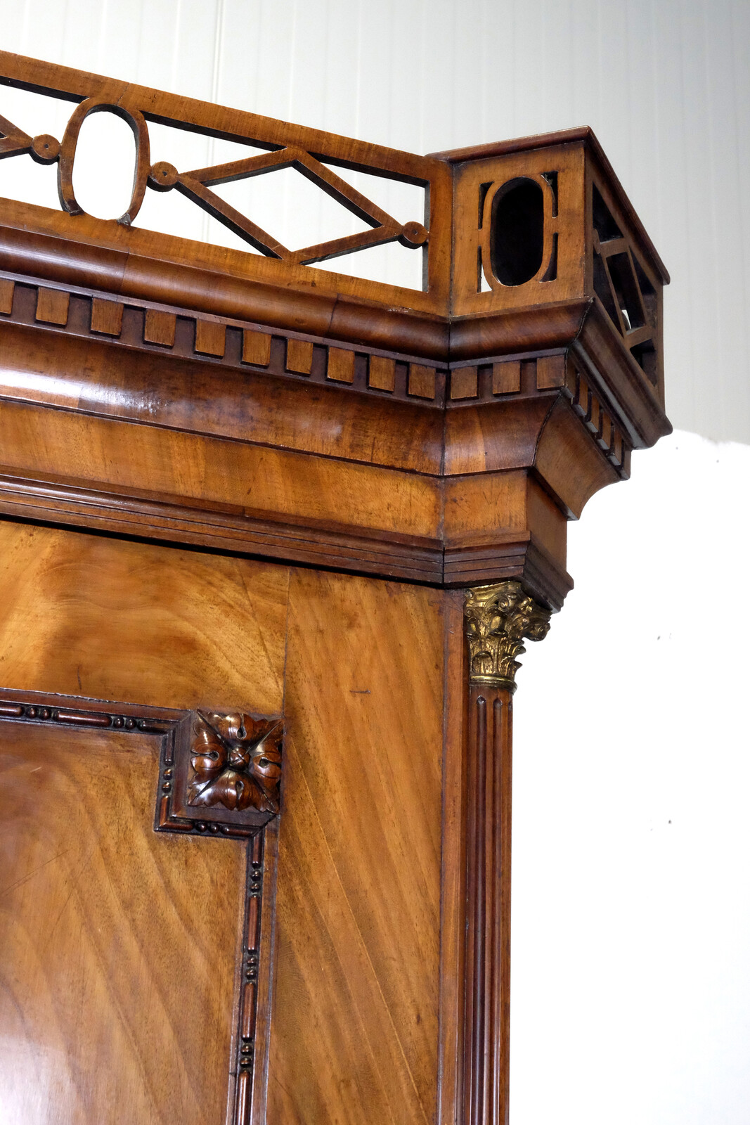 Beautiful Golden-Blond Mahogany Cabinet