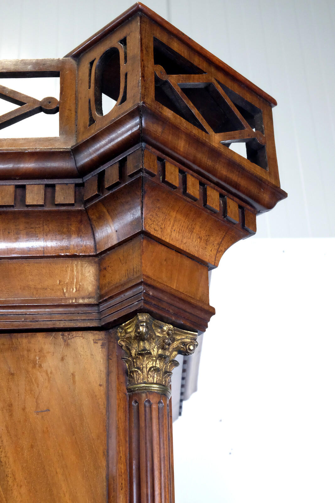 Beautiful Golden-Blond Mahogany Cabinet