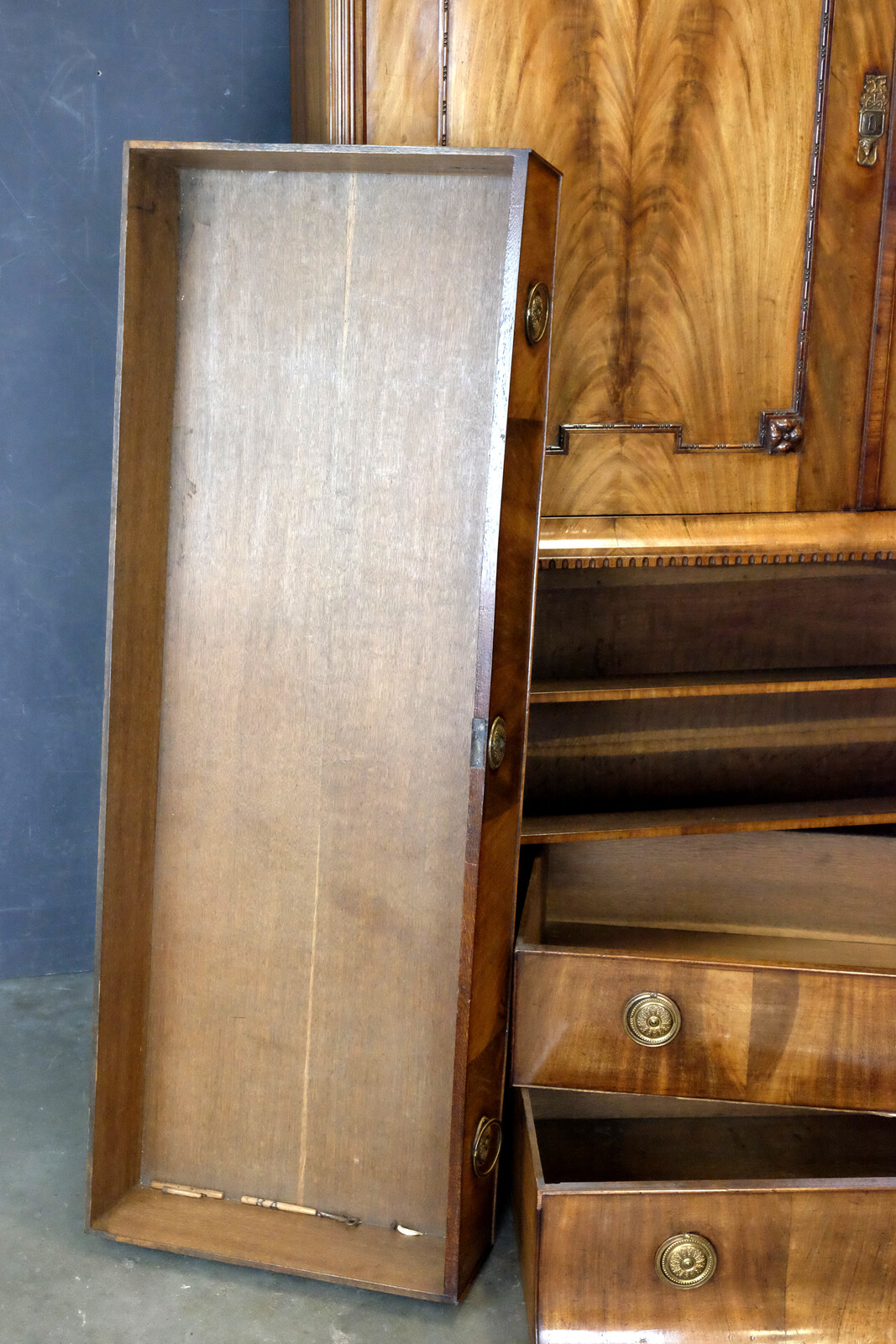 Beautiful Golden-Blond Mahogany Cabinet