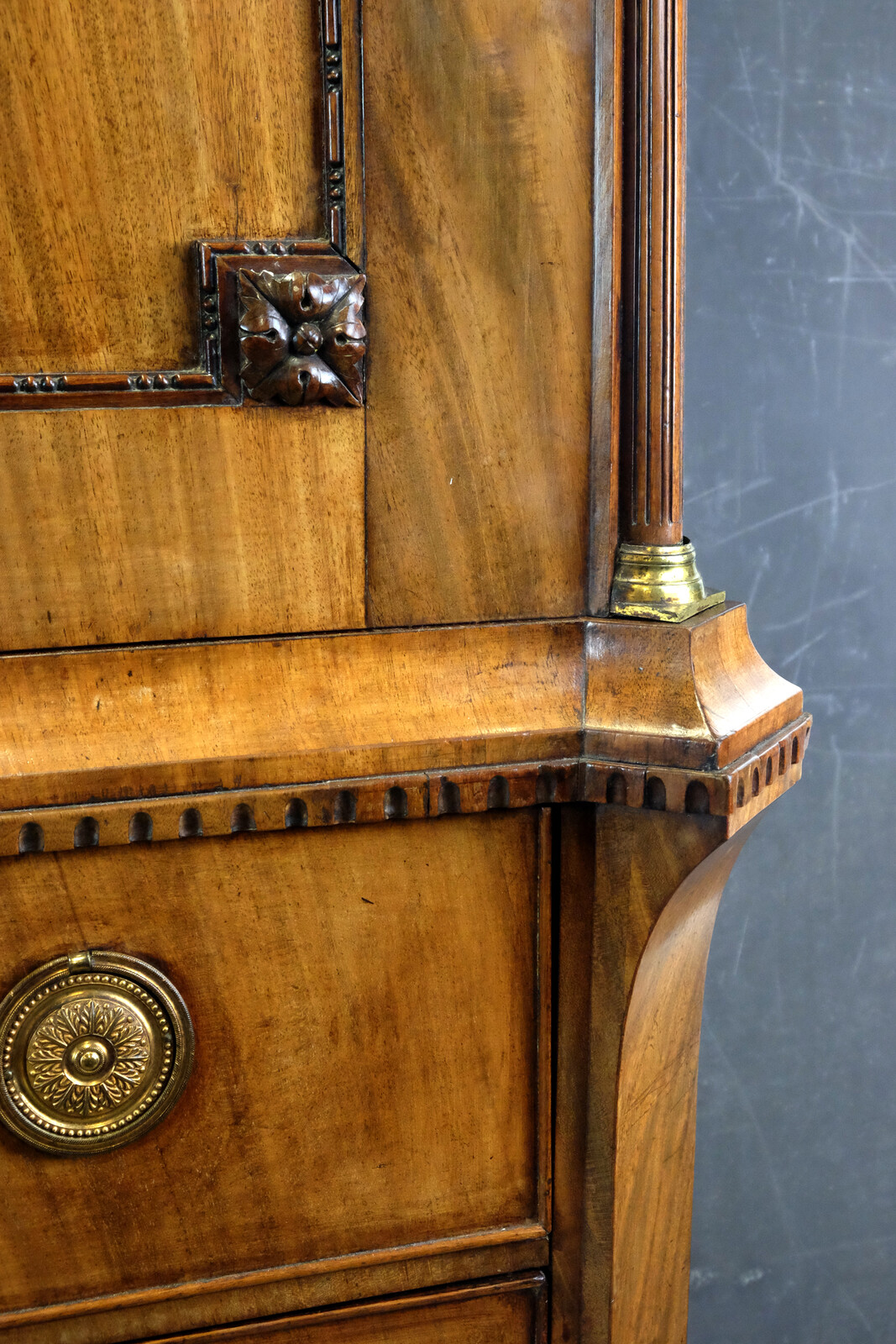 Beautiful Golden-Blond Mahogany Cabinet
