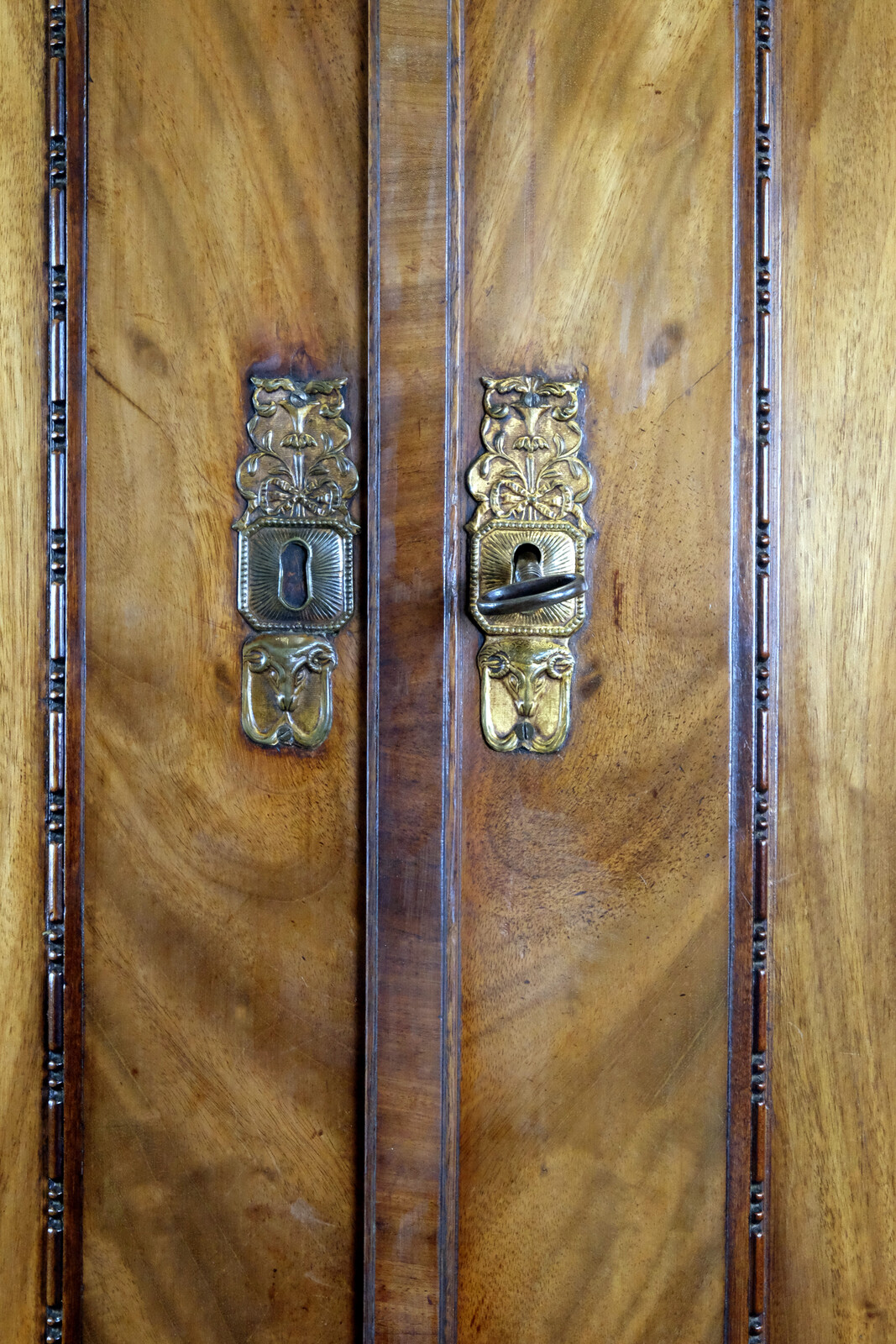 Beautiful Golden-Blond Mahogany Cabinet