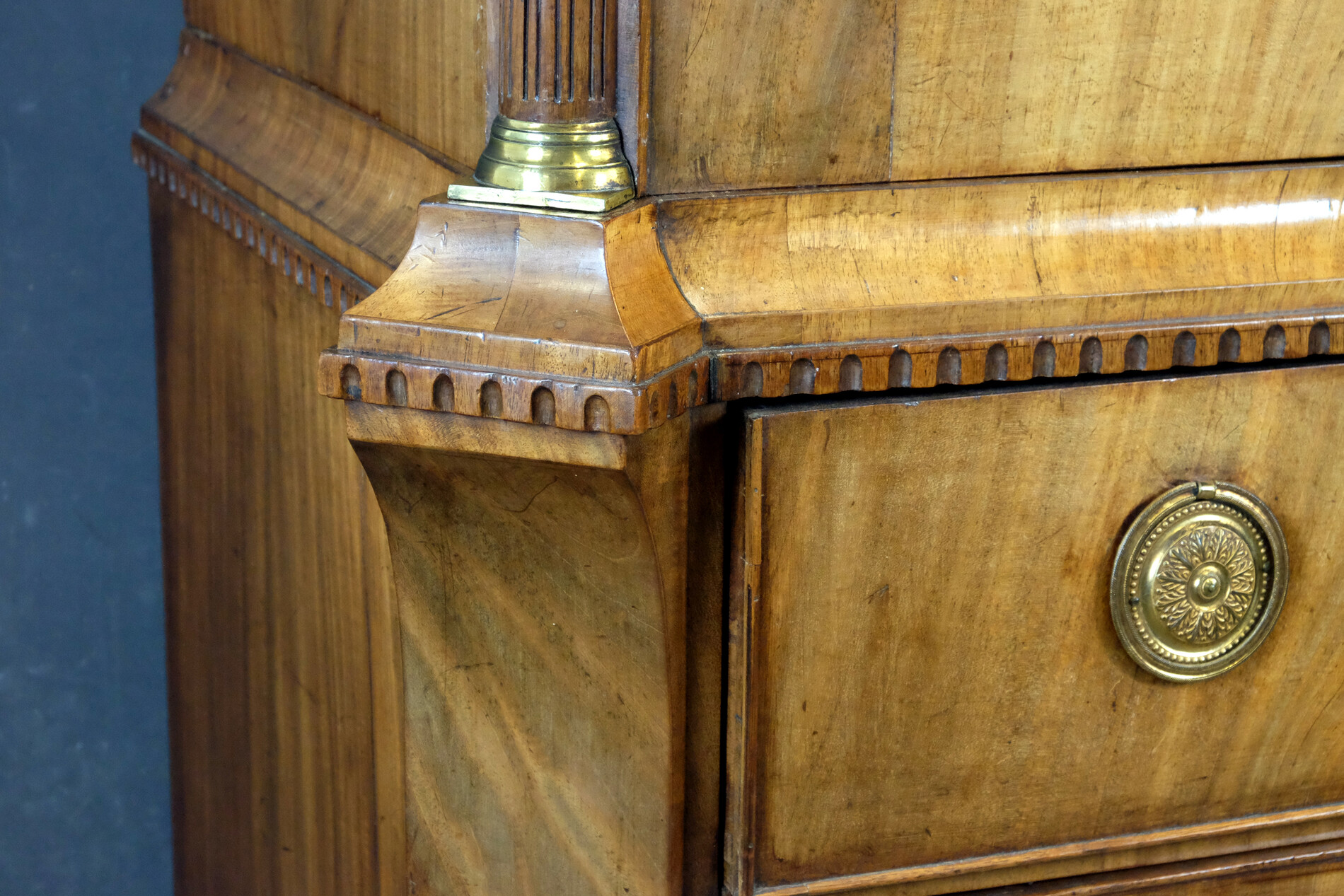 Beautiful Golden-Blond Mahogany Cabinet