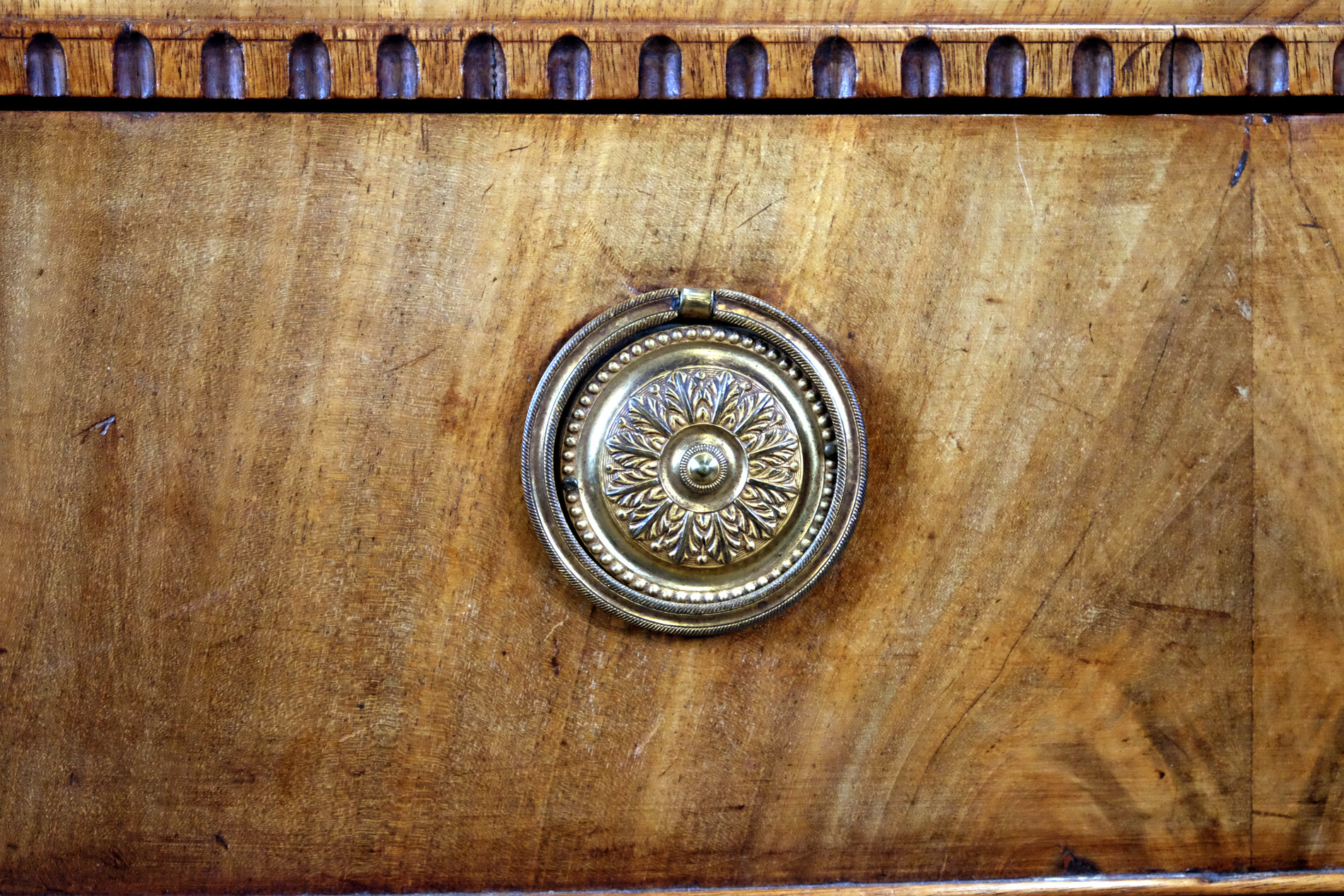Beautiful Golden-Blond Mahogany Cabinet
