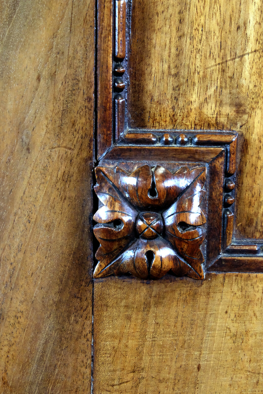 Beautiful Golden-Blond Mahogany Cabinet