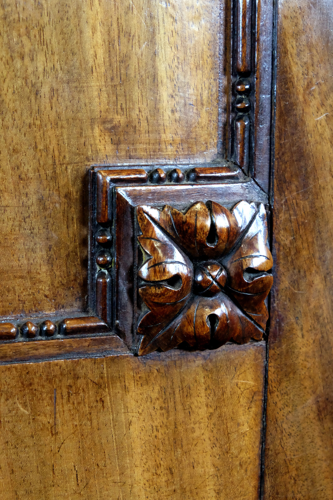 Beautiful Golden-Blond Mahogany Cabinet