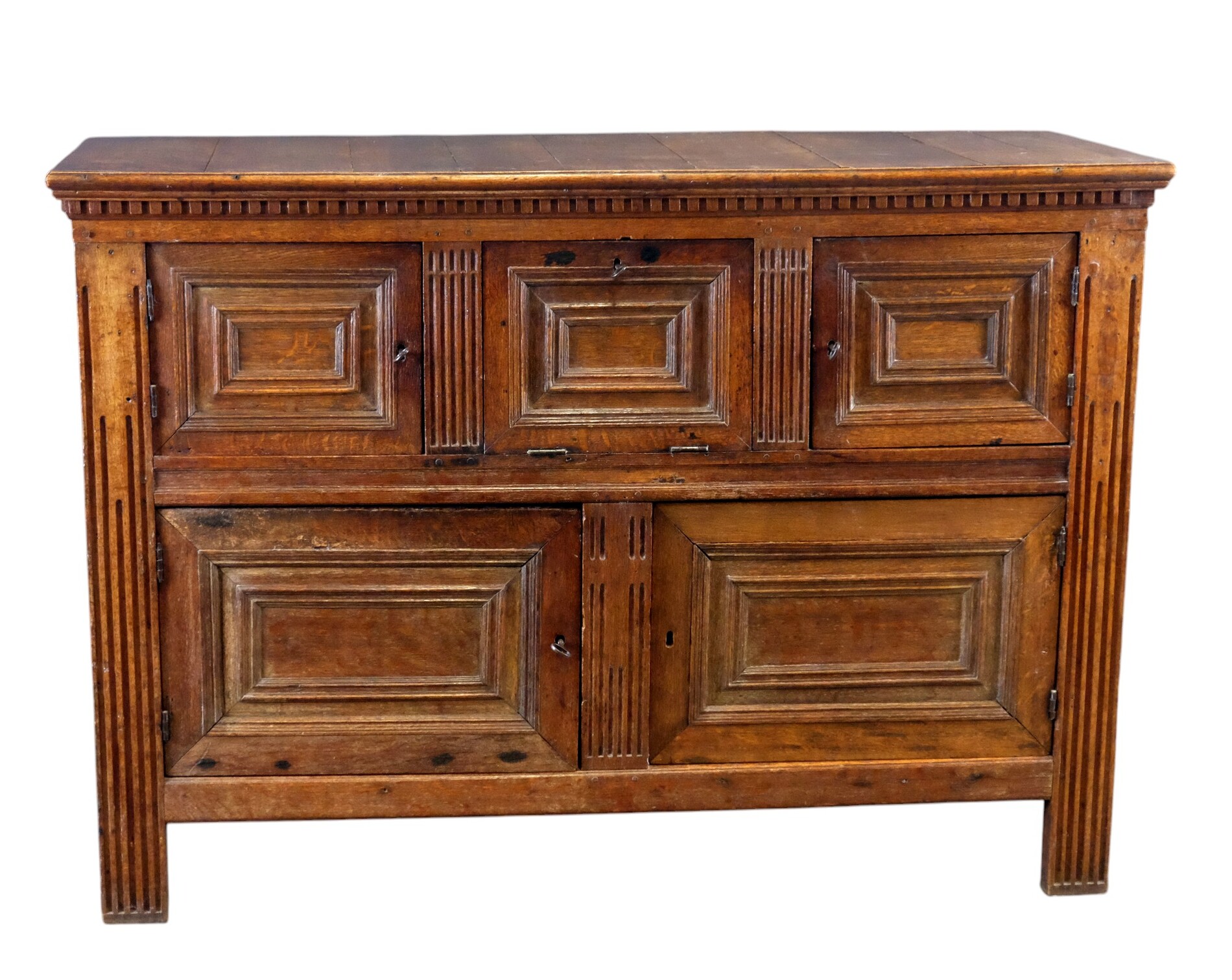 Brabant five-door cupboard, also called a milk cupboard.