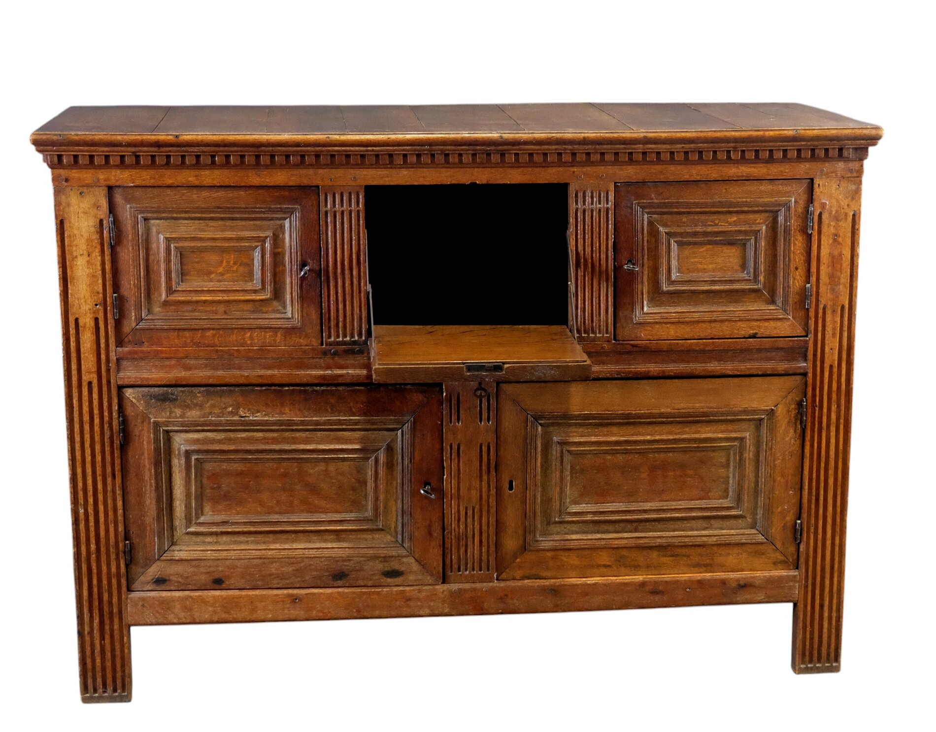 Brabant five-door cupboard, also called a milk cupboard.