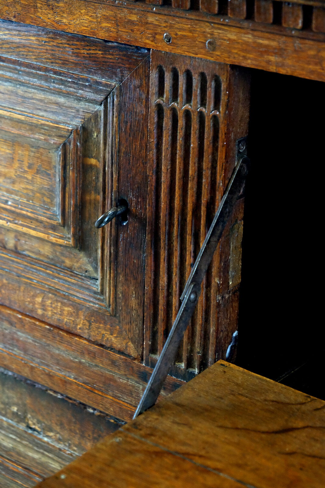 Brabant five-door cupboard, also called a milk cupboard.