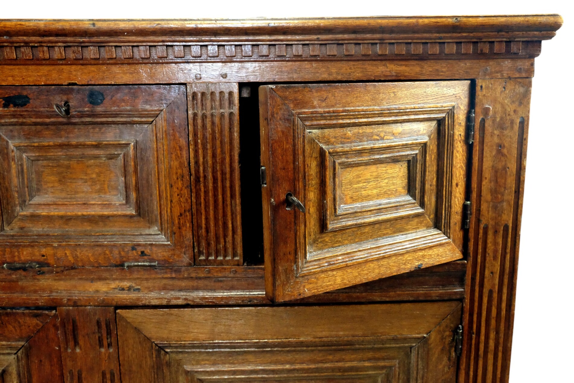 Brabant five-door cupboard, also called a milk cupboard.
