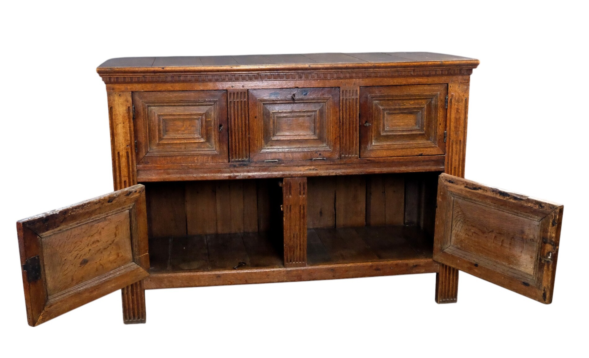 Brabant five-door cupboard, also called a milk cupboard.