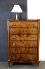 chiffonnière, chest with drawers Dutch early 19th century