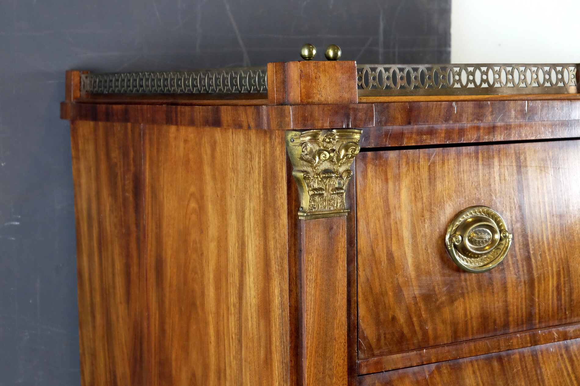 chiffonnière, chest with drawers Dutch early 19th century