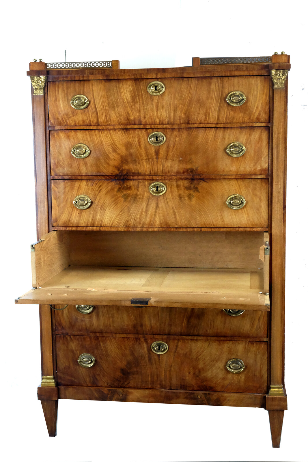 chiffonnière, chest with drawers Dutch early 19th century