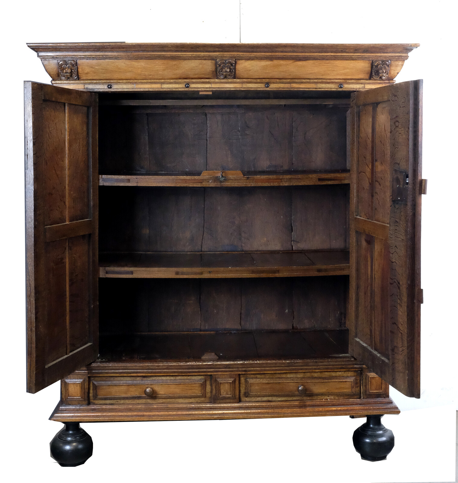 Dutch 17th century Arched Cabinet 