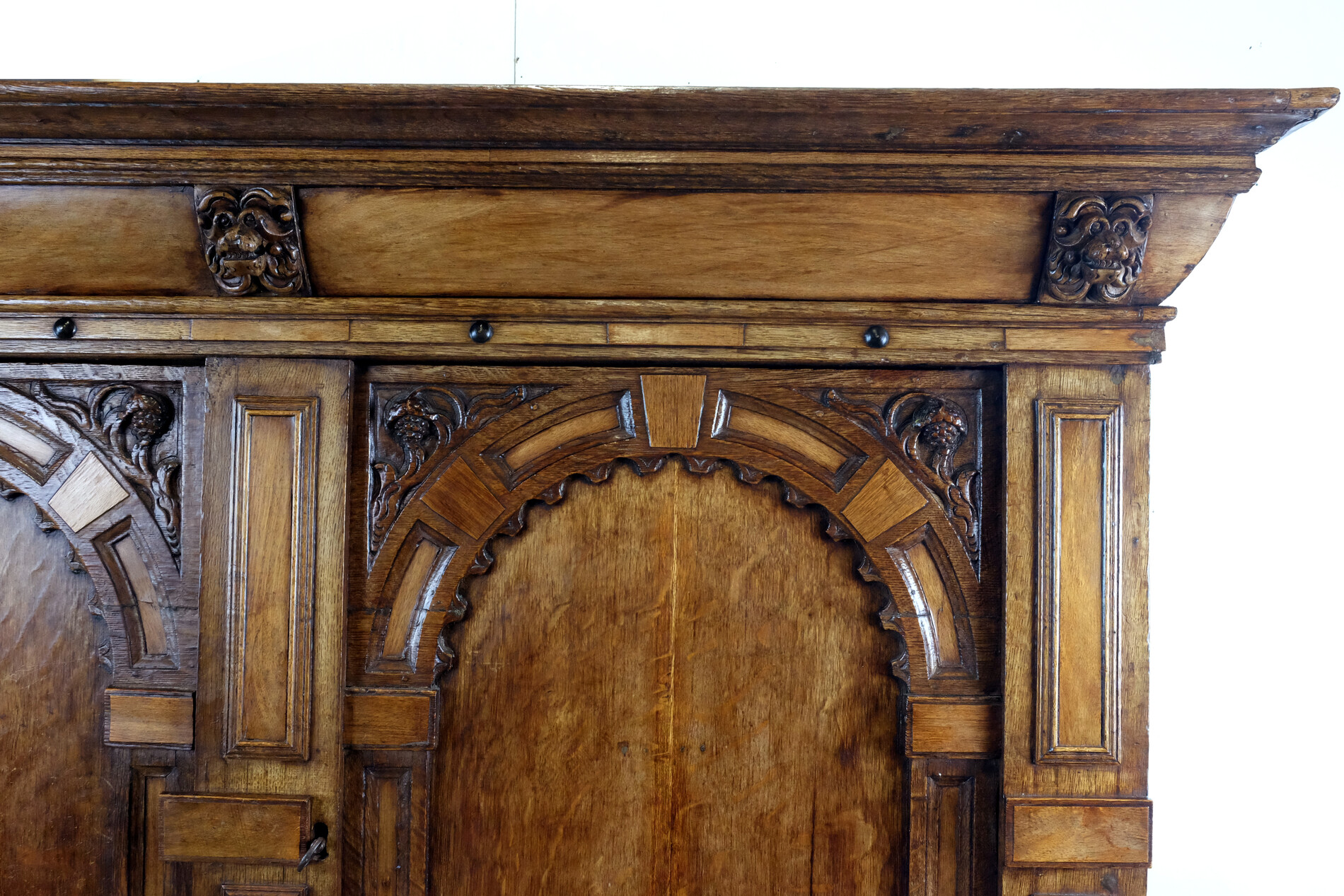 Dutch 17th century Arched Cabinet 