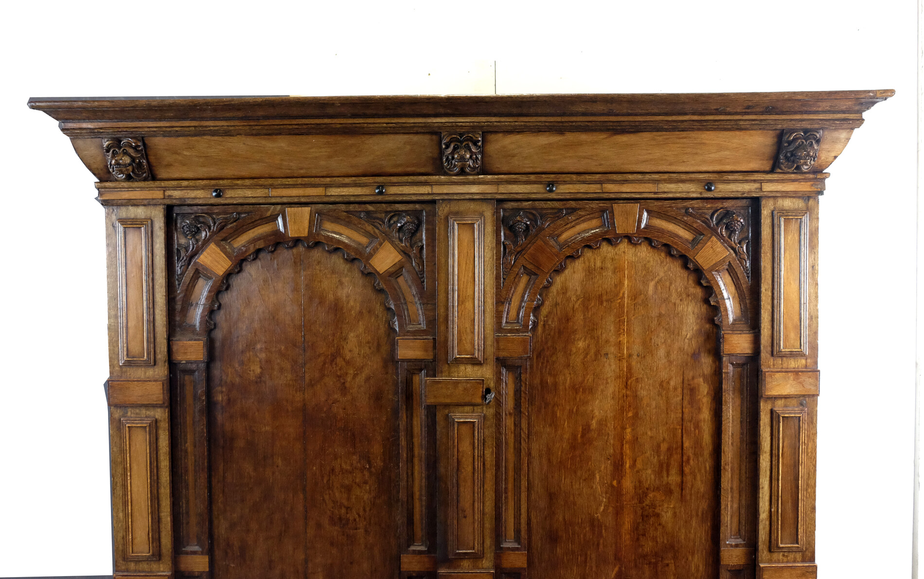 Dutch 17th century Arched Cabinet 