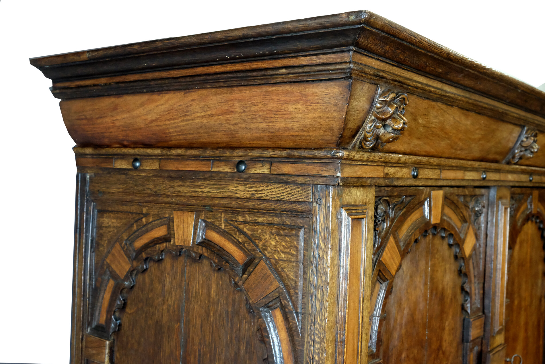 Dutch 17th century Arched Cabinet 