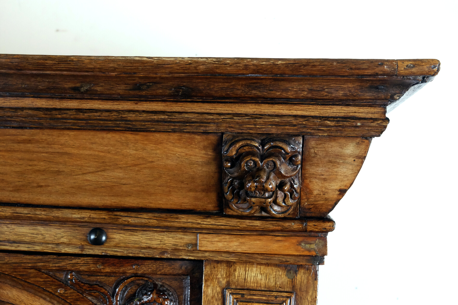 Dutch 17th century Arched Cabinet 