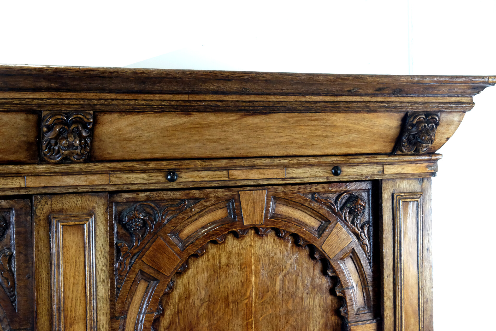 Dutch 17th century Arched Cabinet 