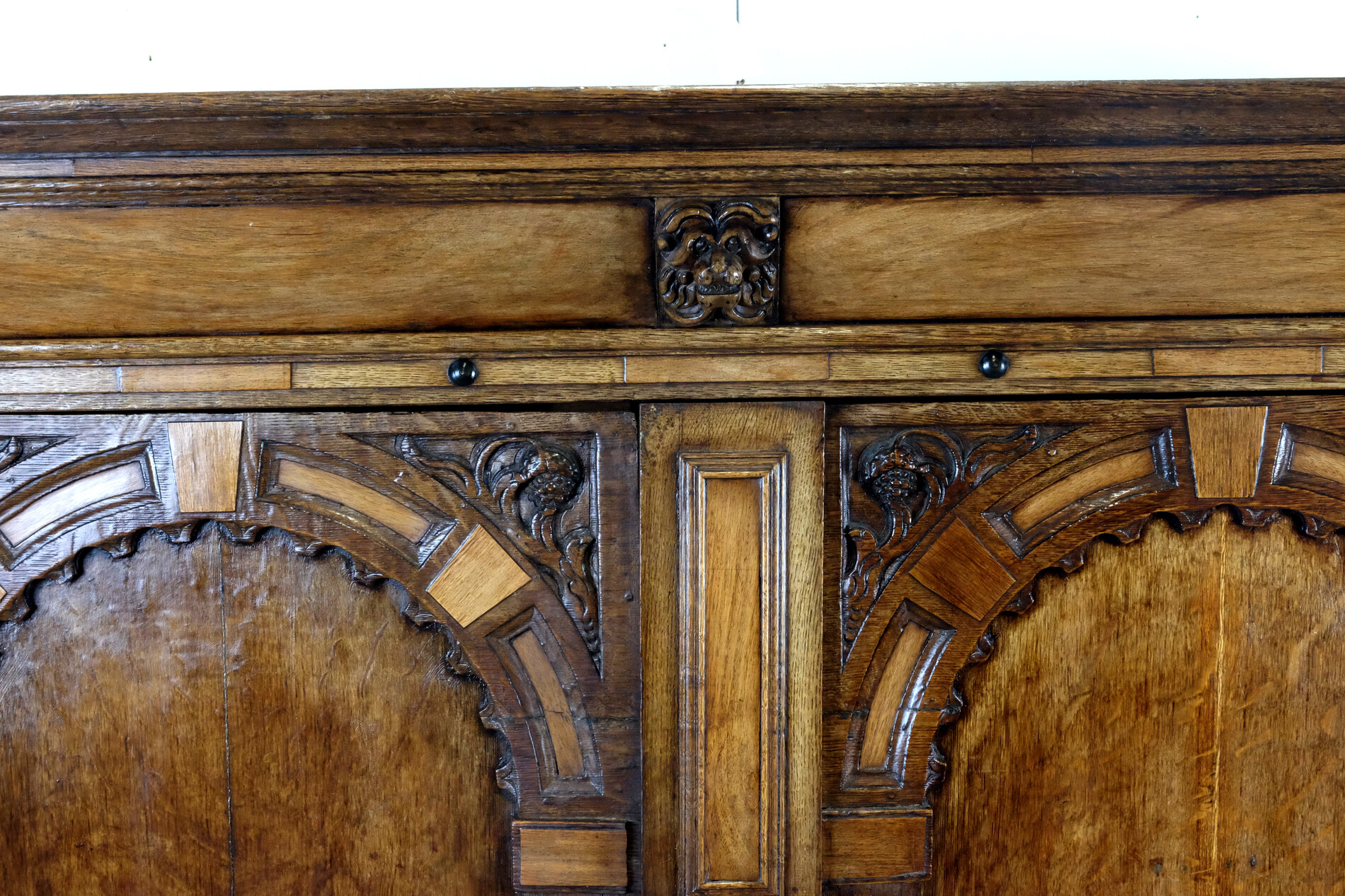 Dutch 17th century Arched Cabinet 