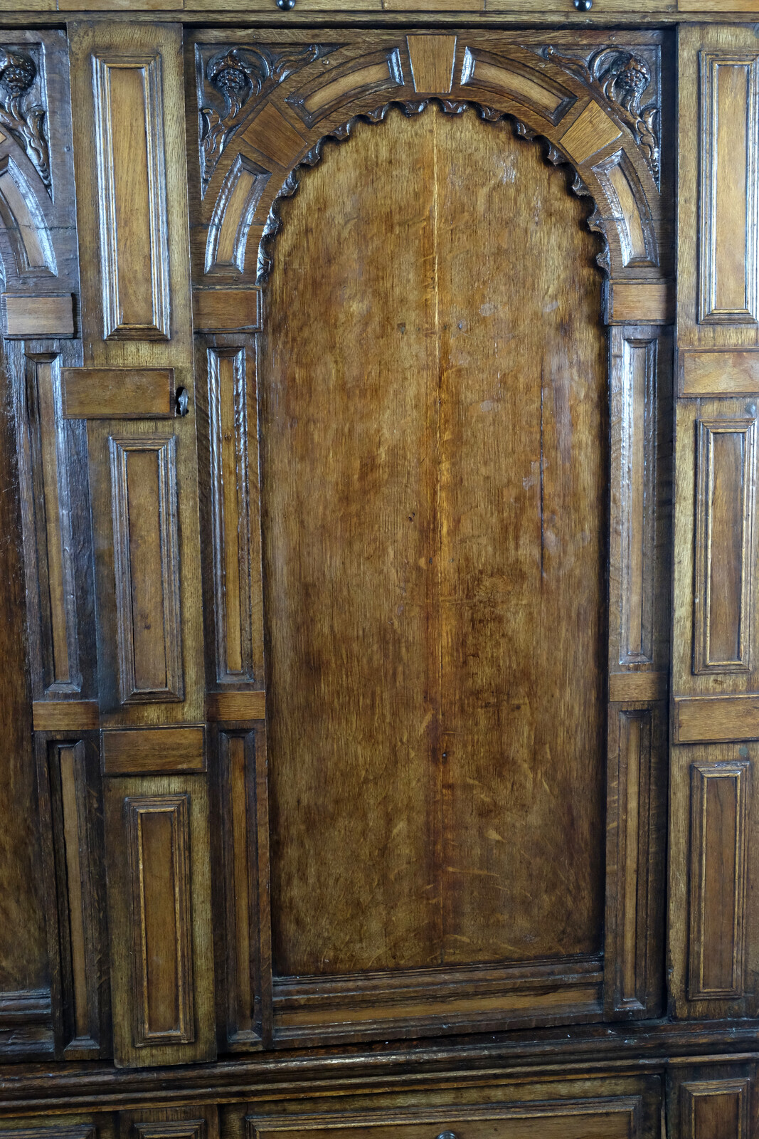 Dutch 17th century Arched Cabinet 