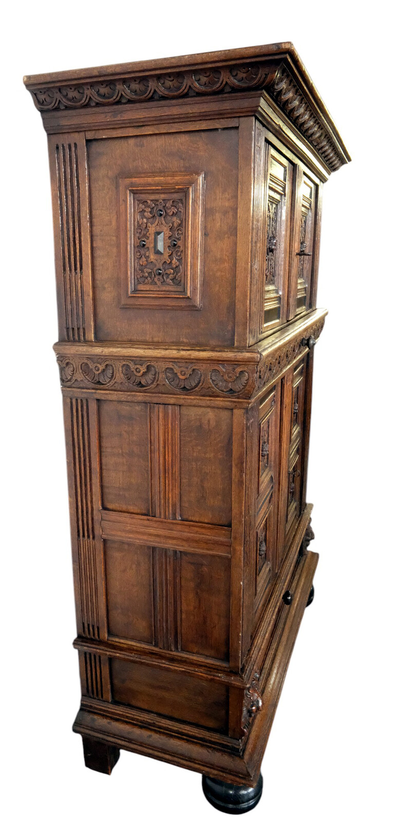 Dutch 17th century Oak Pilasterkast