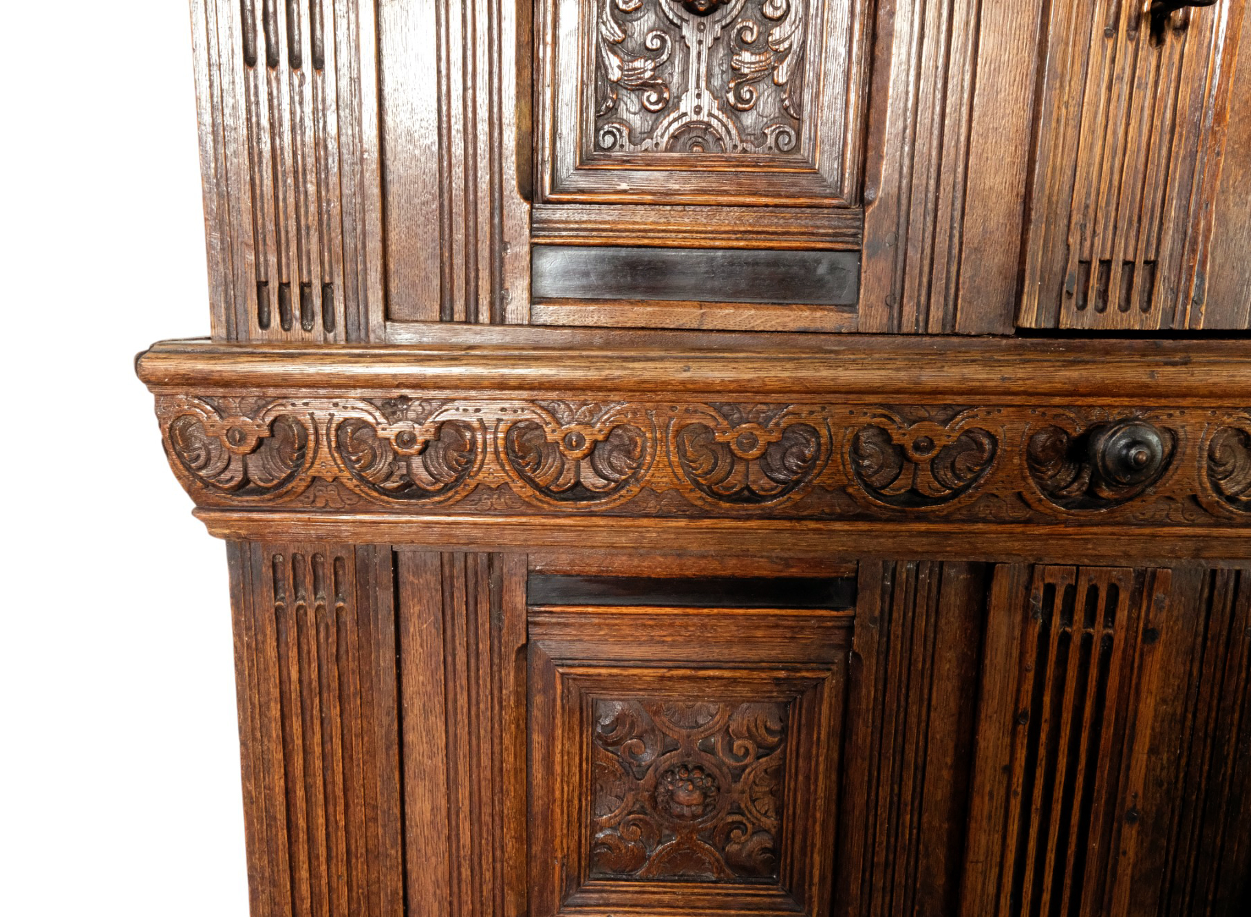 Dutch 17th century Oak Pilasterkast