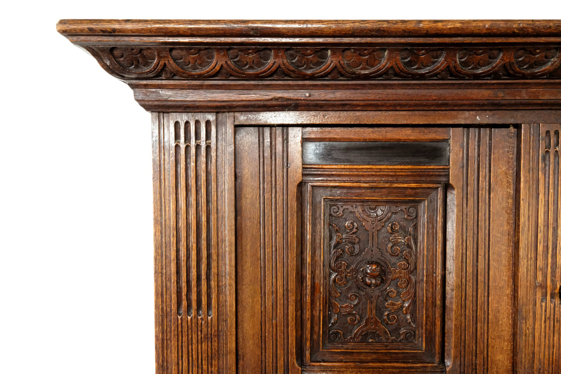 Dutch 17th century Oak Pilasterkast