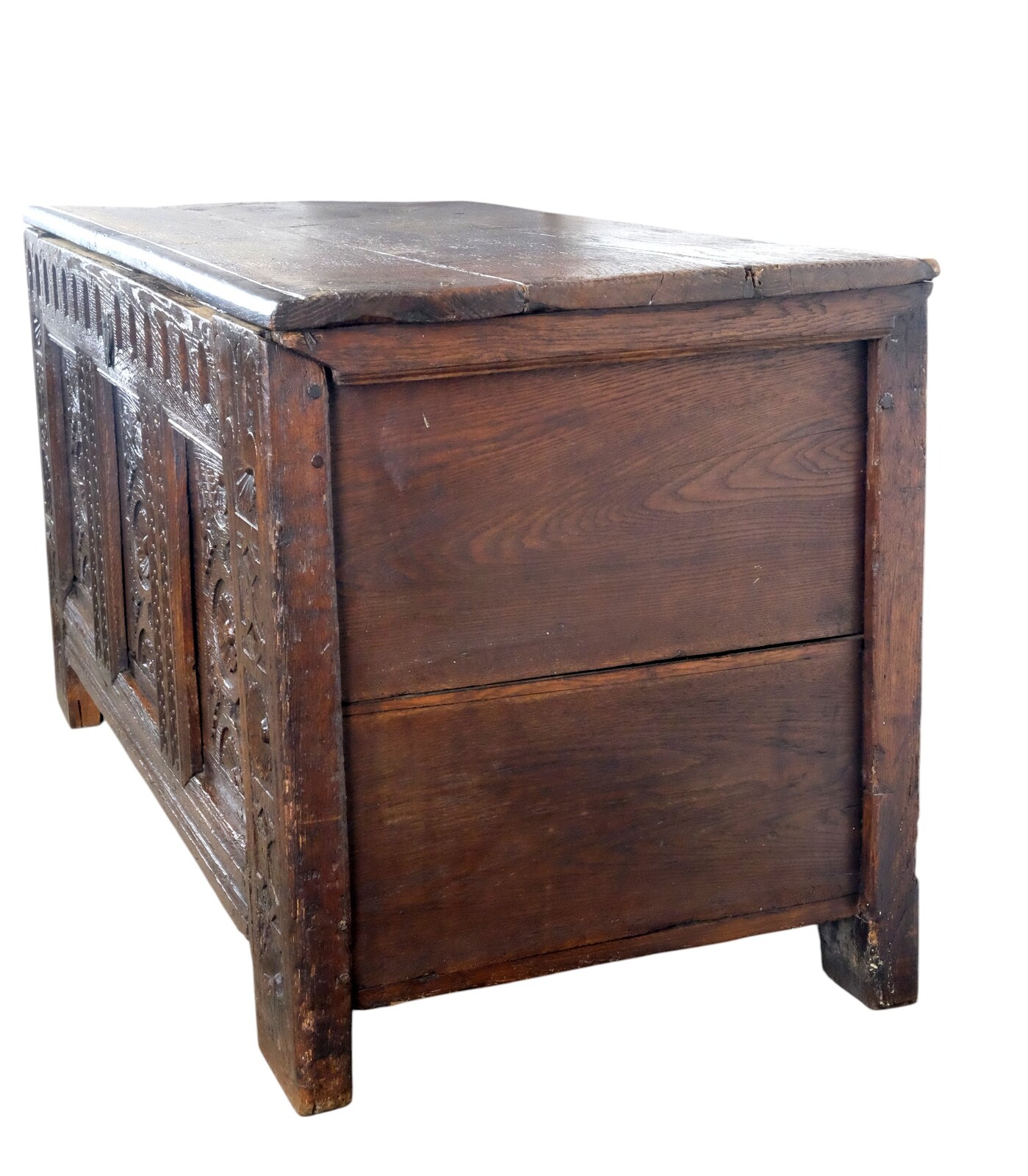 Early Dutch Chest with great carving