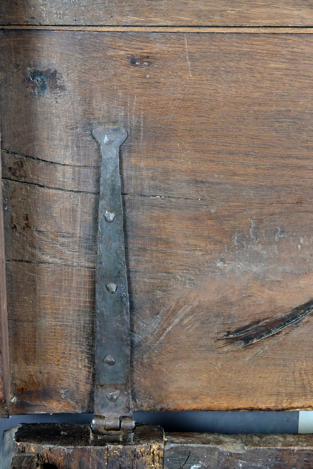 Early Dutch Chest with great carving