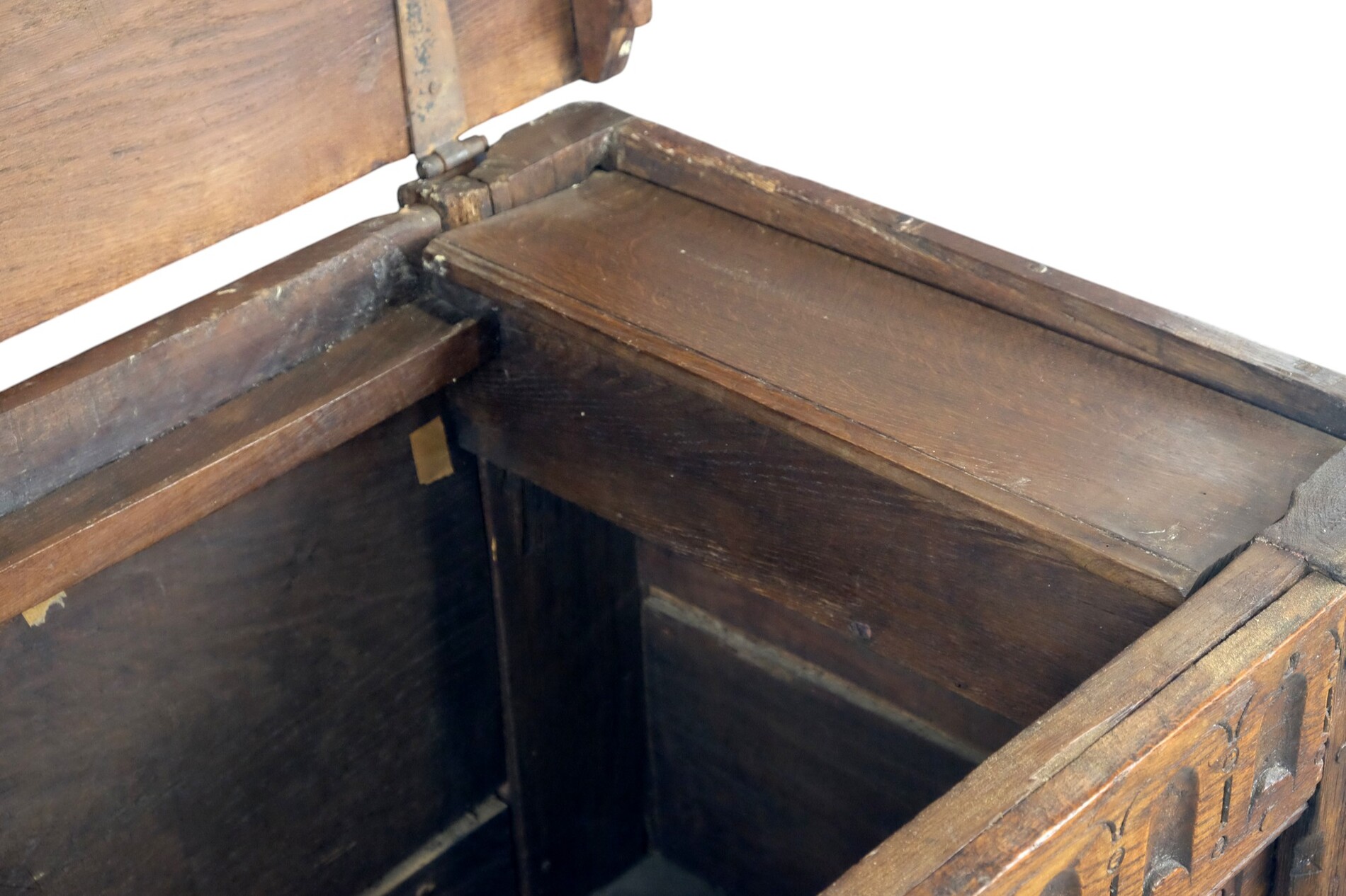 Early Dutch Chest with great carving
