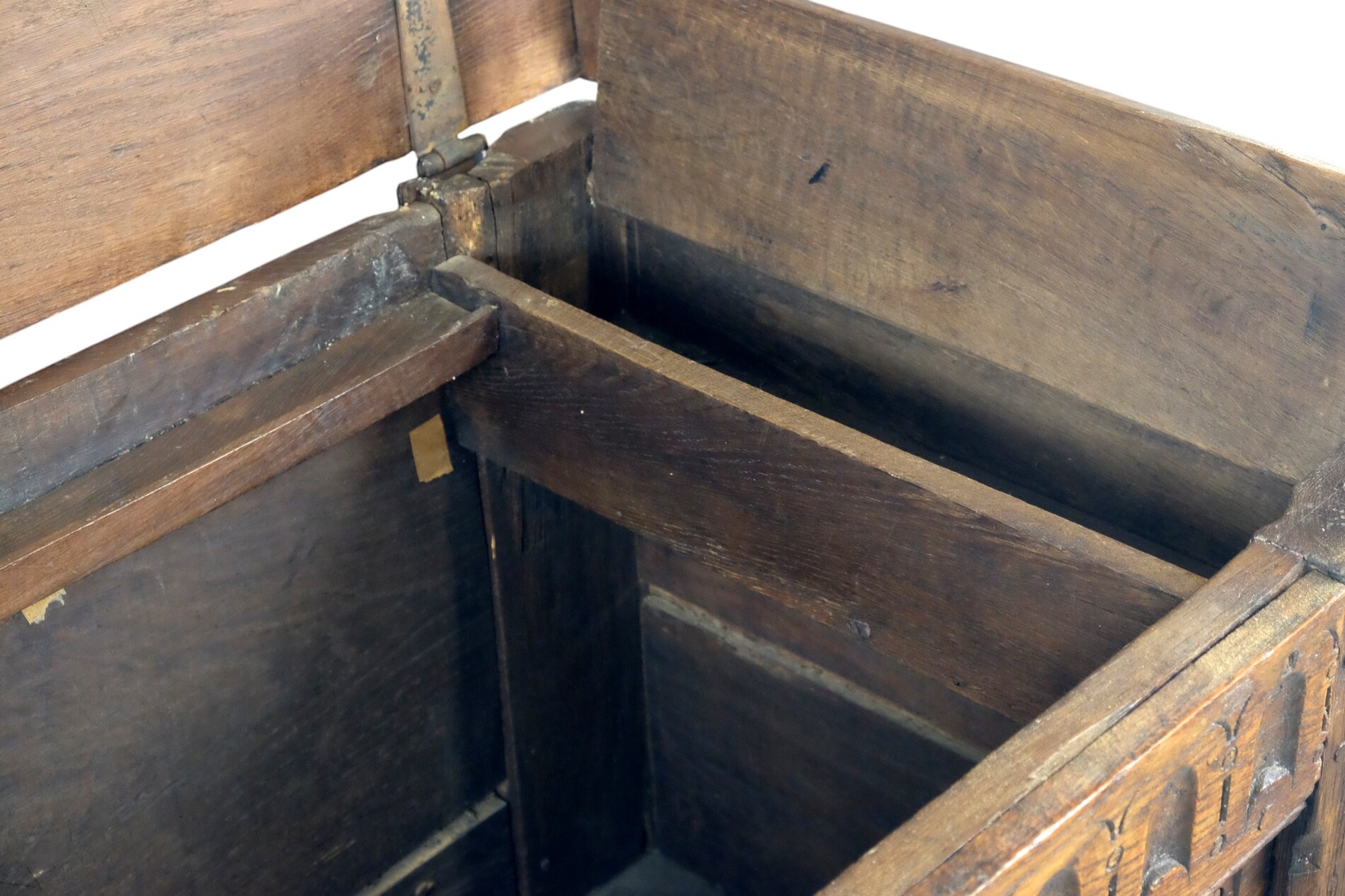 Early Dutch Chest with great carving