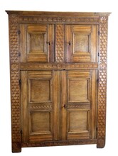 Early Dutch four doors cabinet