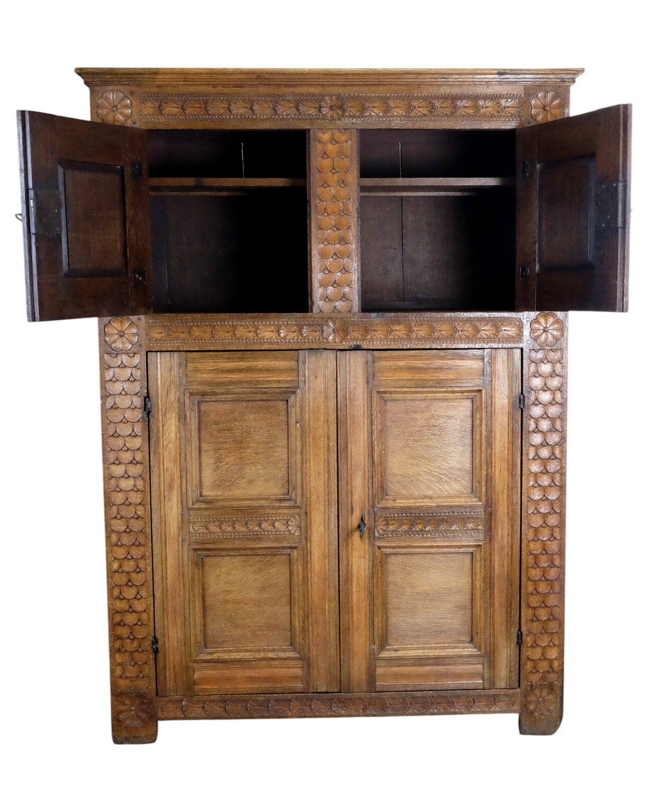 Early Dutch four doors cabinet