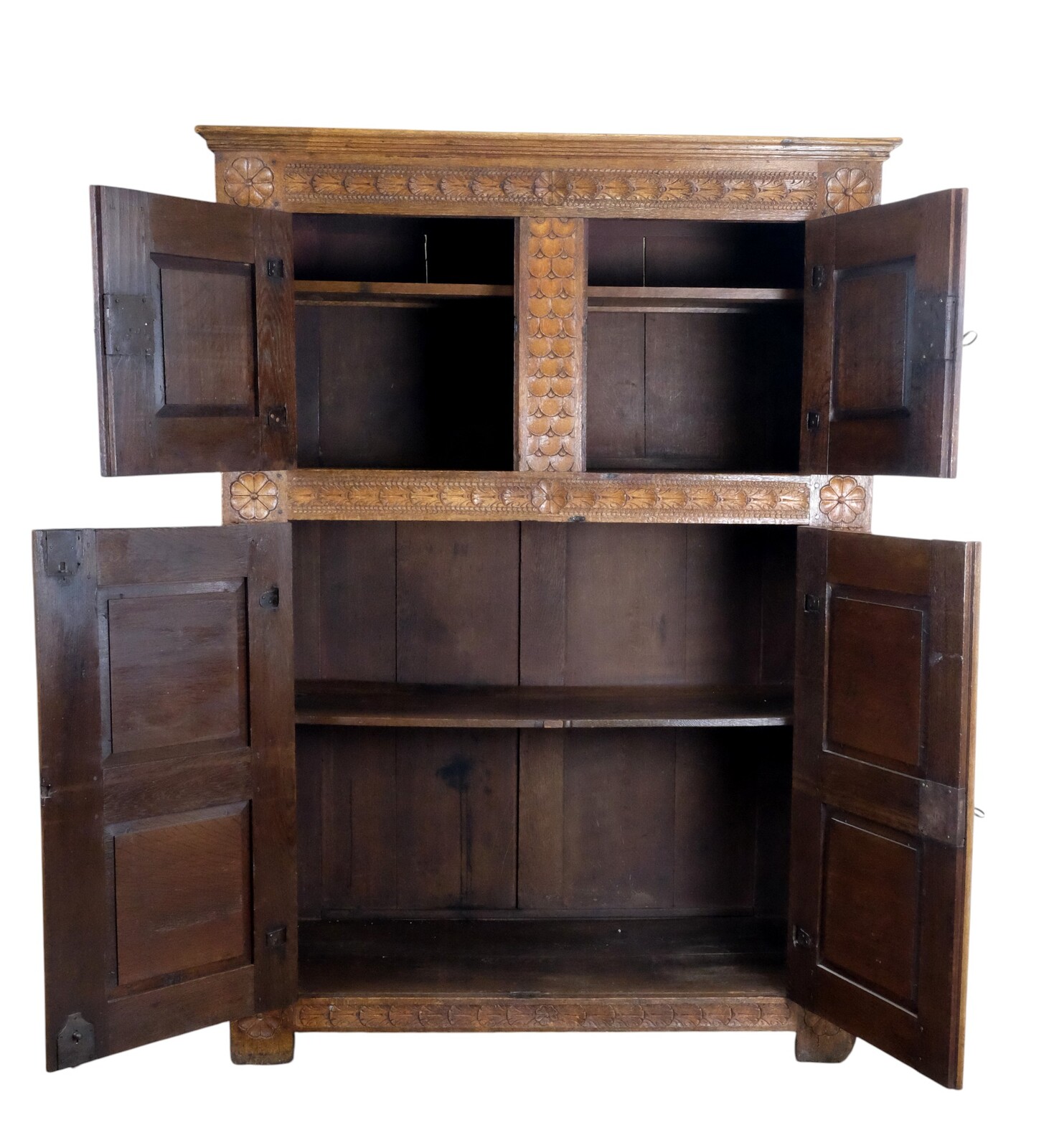Early Dutch four doors cabinet