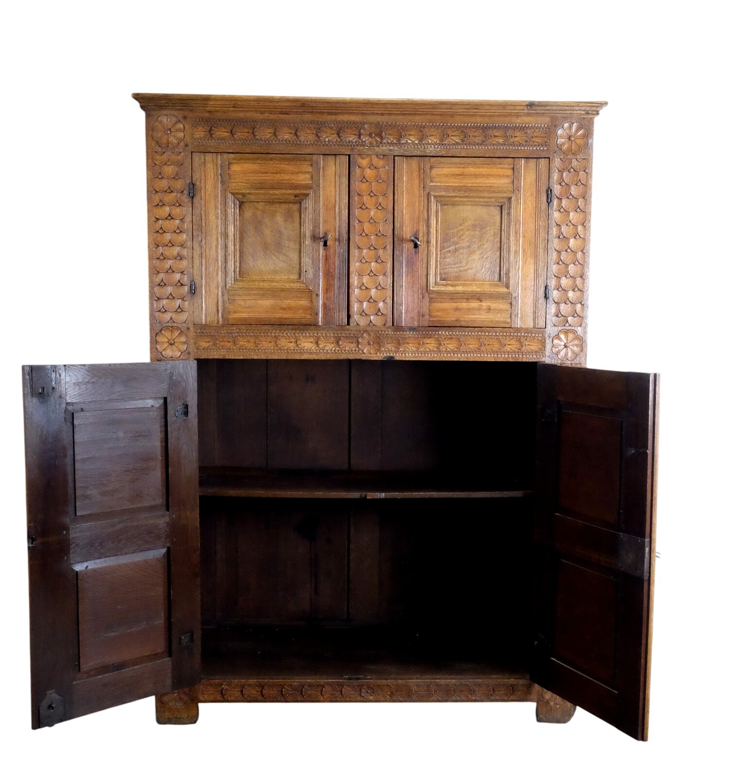 Early Dutch four doors cabinet