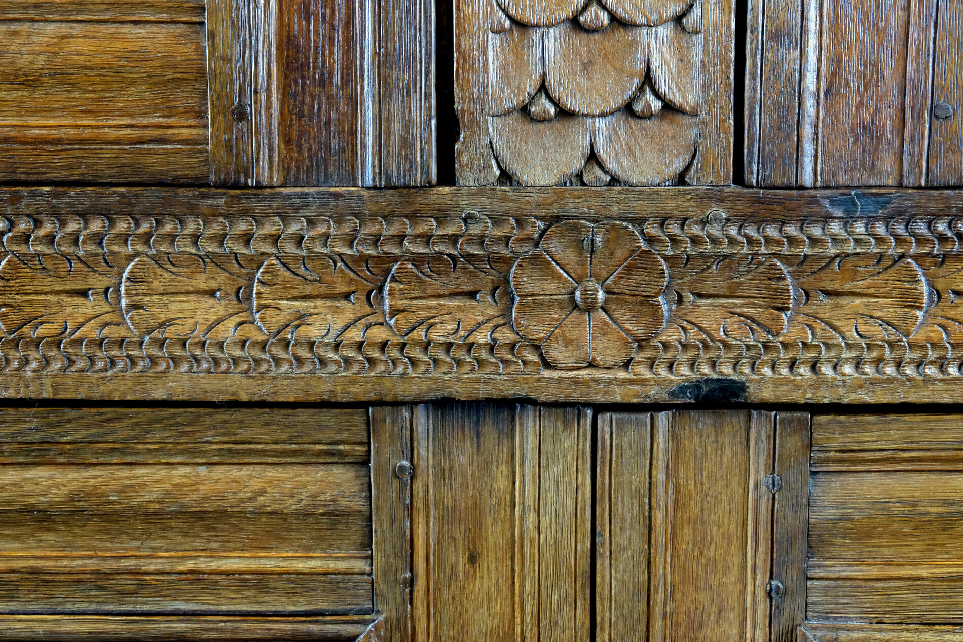 Early Dutch four doors cabinet