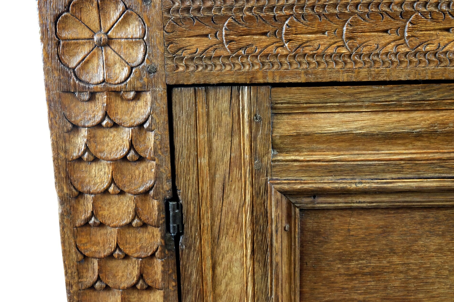 Early Dutch four doors cabinet