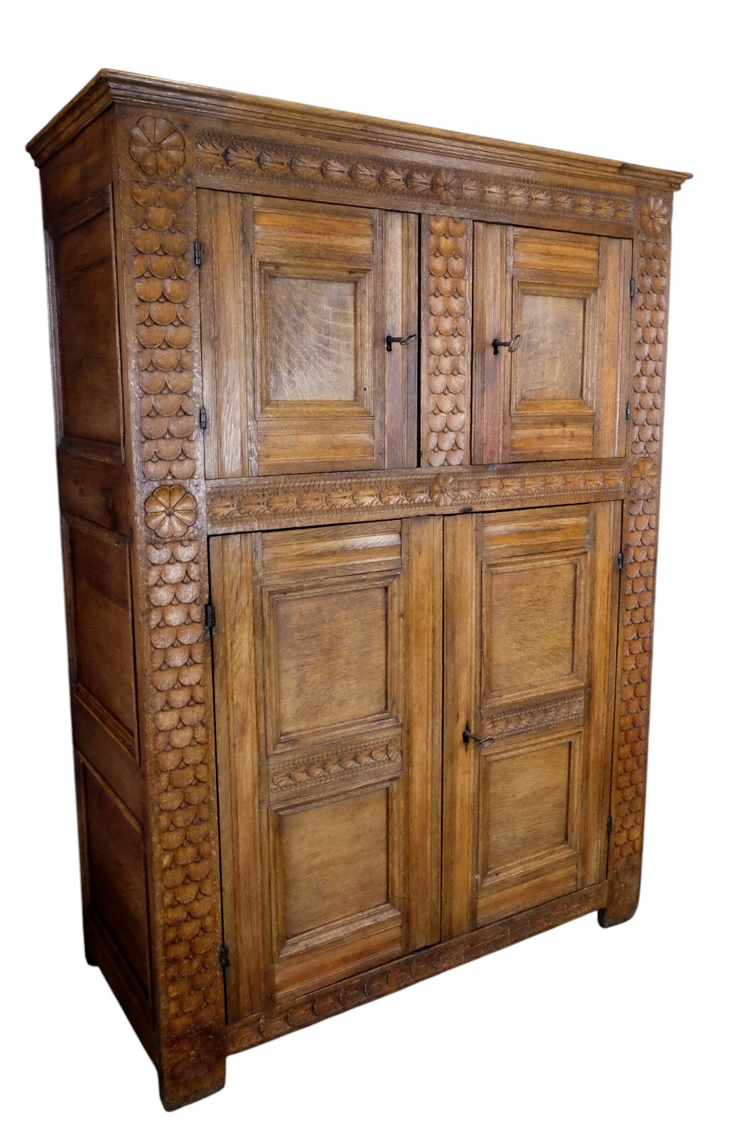 Early Dutch four doors cabinet