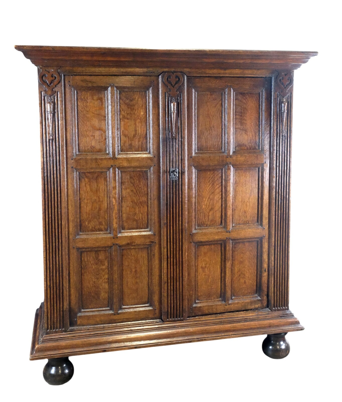 Early Dutch Panel Cabinet. 