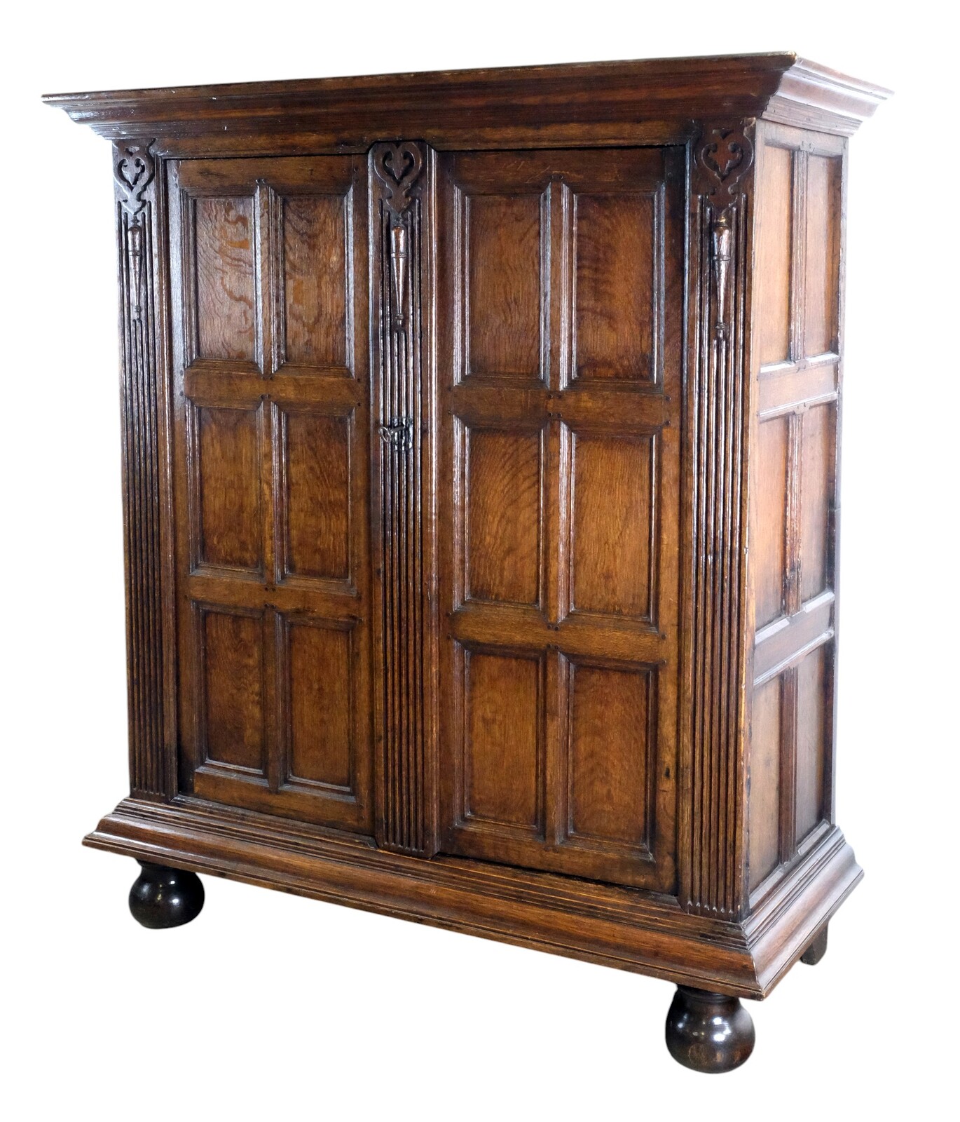 Early Dutch Panel Cabinet. 