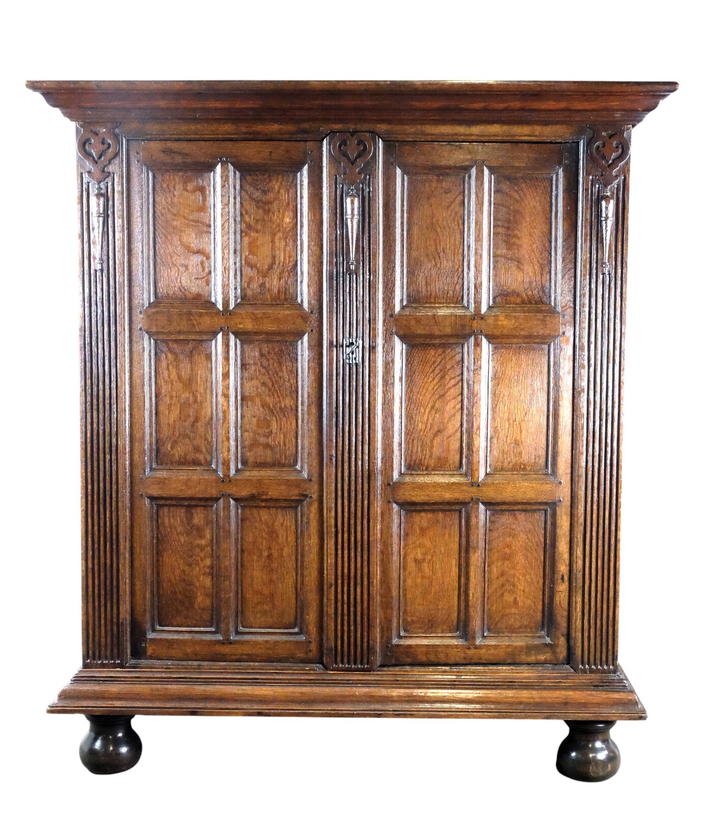 Early Dutch Panel Cabinet. 