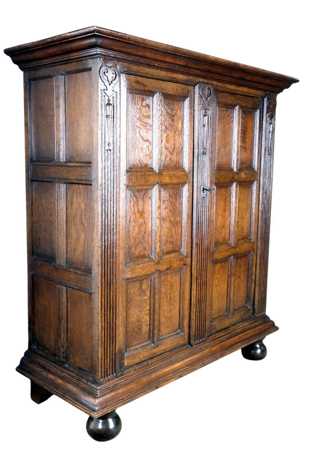 Early Dutch Panel Cabinet. 