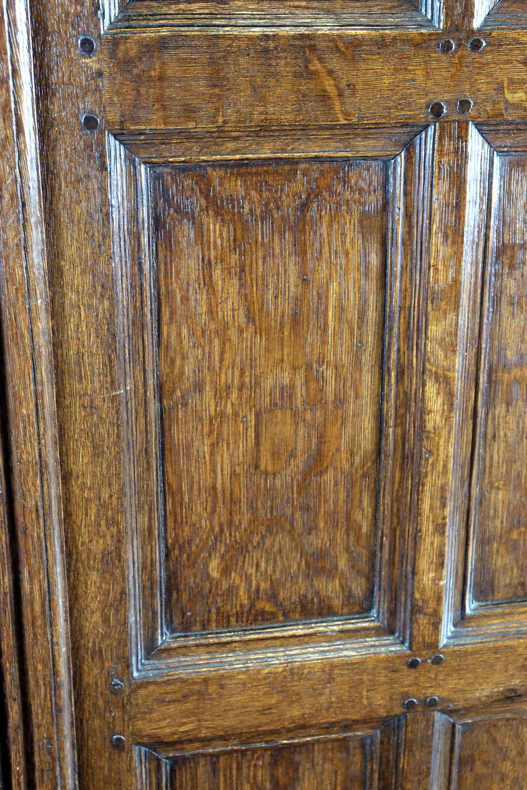 Early Dutch Panel Cabinet. 