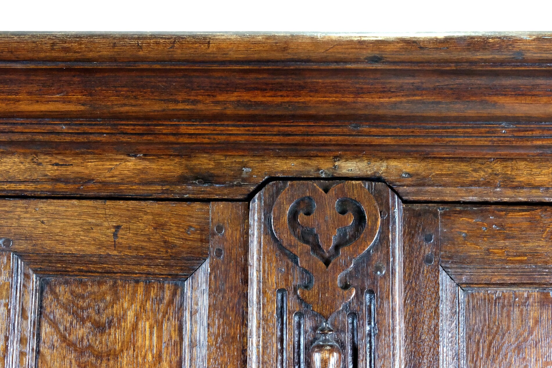 Early Dutch Panel Cabinet. 